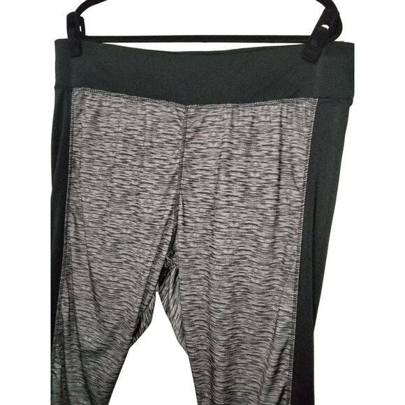 Zone Pro Womens Plus Size 3X Leggings Gray Activewear Workout Athletic Pants - Picture 3 of 7